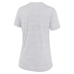 Atlanta Braves Nike Women's Authentic Collection City Connect Velocity Dri-FIT T-Shirt - Ash T-shirts