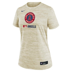 Los Angeles Angels Nike Women's Authentic Collection City Connect Velocity Dri-FIT T-Shirt - Natural T-shirts