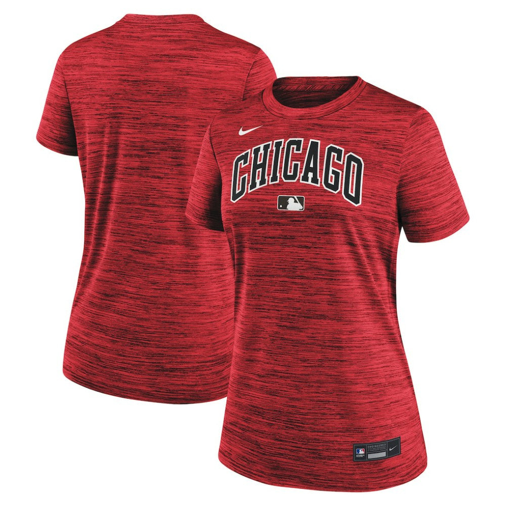 Chicago White Sox Nike Women's 2025 City Connect Authentic Collection Velocity Dri-FIT T-Shirt - Red T-shirts