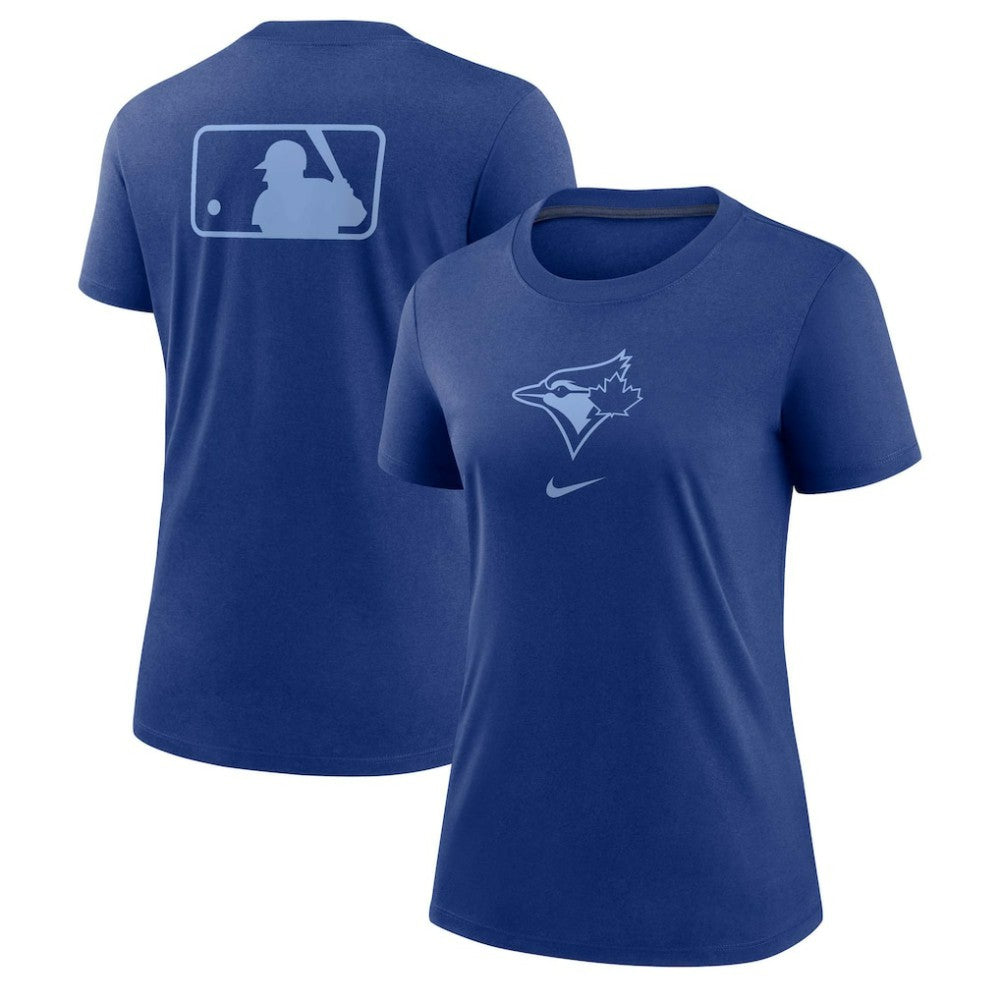 Toronto Blue Jays Nike Women's Authentic Collection Early Work Tri-Blend T-Shirt - Royal T-shirts