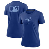 Toronto Blue Jays Nike Women's Authentic Collection Early Work Tri-Blend T-Shirt - Royal T-shirts