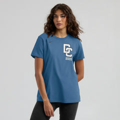 Washington Nationals Nike Women's 2025 City Connect Wordmark T-Shirt - Blue T-shirts