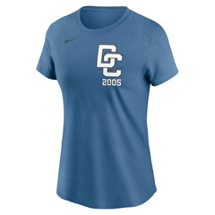 Washington Nationals Nike Women's 2025 City Connect Wordmark T-Shirt - Blue T-shirts