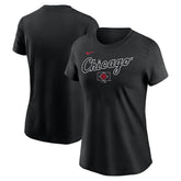 Chicago White Sox Nike Women's 2025 City Connect Wordmark T-Shirt - Black T-shirts