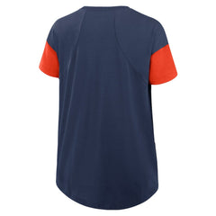 Houston Astros Nike Women's Flowy Fashion Tri-Blend Dri-FIT T-Shirt - Navy T-shirts