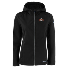 San Francisco Giants Cutter & Buck Women's Evoke Eco Softshell Recycled Full-Zip Jacket - Black Jackets