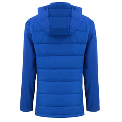Kansas City Royals Cutter & Buck Women's Evoke Hybrid Eco Softshell Recycled Full-Zip Hoodie Jacket - Royal Jackets