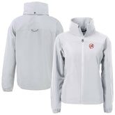 New York Yankees Cutter & Buck Women's Cooperstown Collection Charter Eco Recycled Full-Zip Jacket - Gray Jackets