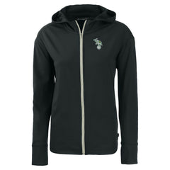 Athletics Cutter & Buck Women's Daybreak Eco Recycled Full-Zip Hoodie Jacket - Black Jackets