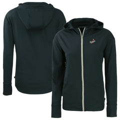 Los Angeles Dodgers Cutter & Buck Women's Daybreak Eco Recycled Full-Zip Hoodie Jacket - Navy Jackets