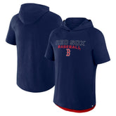 Boston Red Sox Fanatics Clubhouse Optimal Play Raglan Hoodie T-Shirt - Navy Hoodies