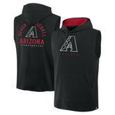 Arizona Diamondbacks Fanatics Fire Speed Sleeveless Pullover Hoodie - Black Hoodies