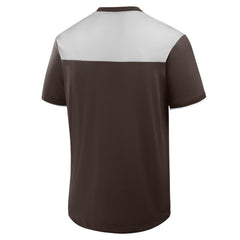 San Diego Padres Fanatics Walk Off V-Neck T-Shirt - Brown T-shirts