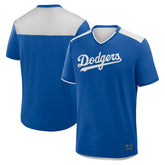 Los Angeles Dodgers Fanatics Walk Off V-Neck T-Shirt - Royal T-shirts