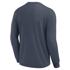 Atlanta Braves Fanatics Elements Future Ground Tonal Info Long Sleeve T-Shirt - Blue T-shirts