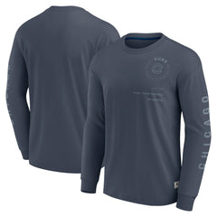 Chicago Cubs Fanatics Elements Future Ground Tonal Info Long Sleeve T-Shirt - Blue T-shirts