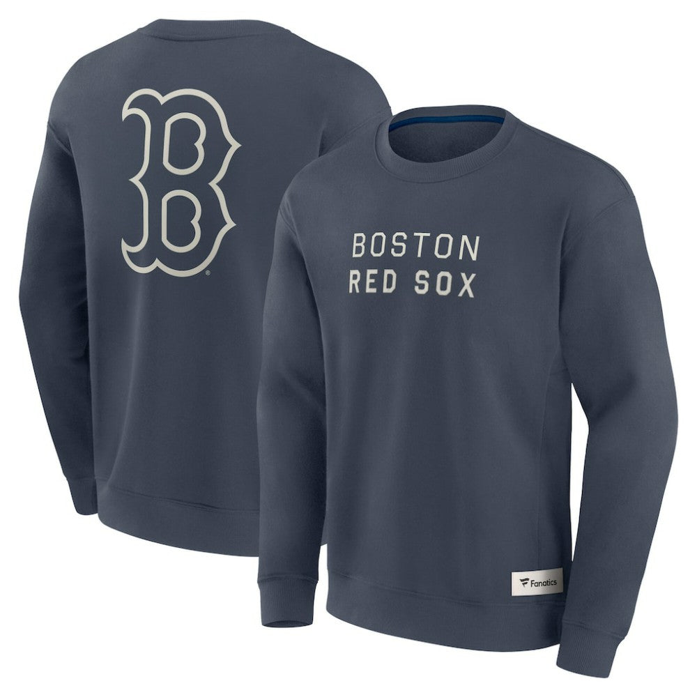 Boston Red Sox Fanatics Elements Future Ground Lettering Pullover Sweatshirt - Blue Pullover