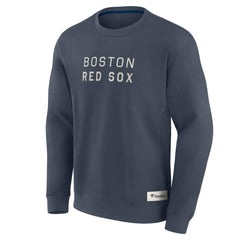Boston Red Sox Fanatics Elements Future Ground Lettering Pullover Sweatshirt - Blue Pullover