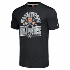 Maxx Crosby Las Vegas Raiders Homage Unisex Caricature Player Tri-Blend T-Shirt - Charcoal T-shirts