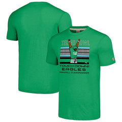 Randall Cunningham Philadelphia Eagles Homage Unisex Tecmo Bowl Retired Player Graphic Tri-Blend T-Shirt - Kelly Green T-shirts