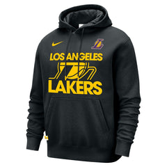 Los Angeles Lakers Courtside Club Pullover Hoodie Black - Nike
