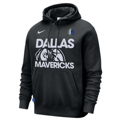 Dallas Mavericks Courtside Club Pullover Hoodie Black - Nike outlet