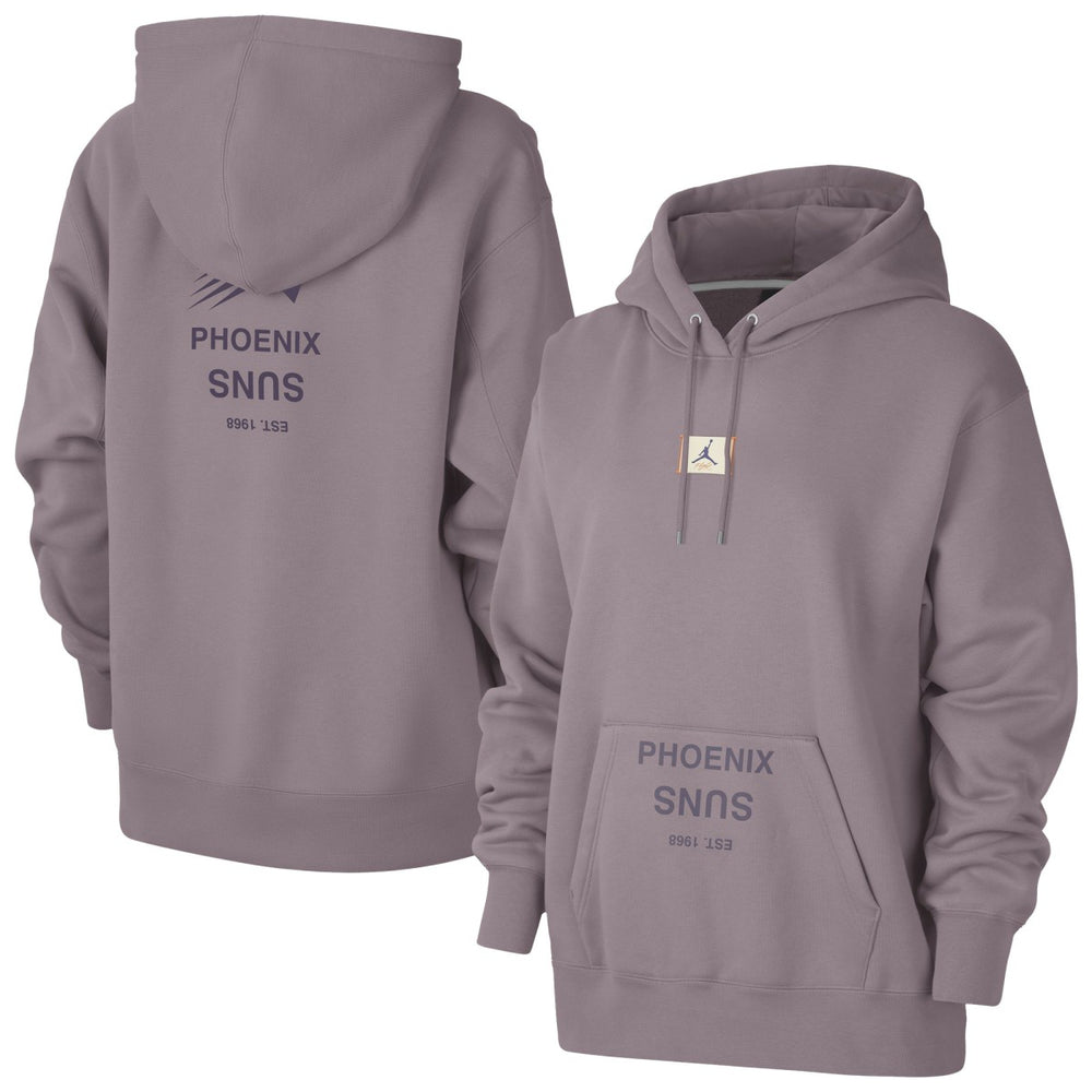 Phoenix Suns Jordan Brand Women's Courtside Statement Edition Premium Pullover Hoodie Purple outlet