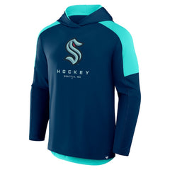 Seattle Kraken Fanatics Meta Game Transitional Pullover Hoodie - Deep Sea Blue | US 201742896