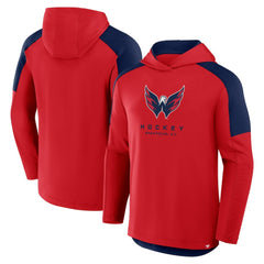 Washington Capitals Fanatics Meta Game Transitional Pullover Hoodie - Red | US 201742902