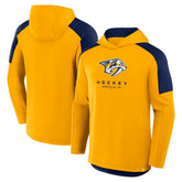 Nashville Predators Fanatics Meta Game Transitional Pullover Hoodie - Gold | US 201742904