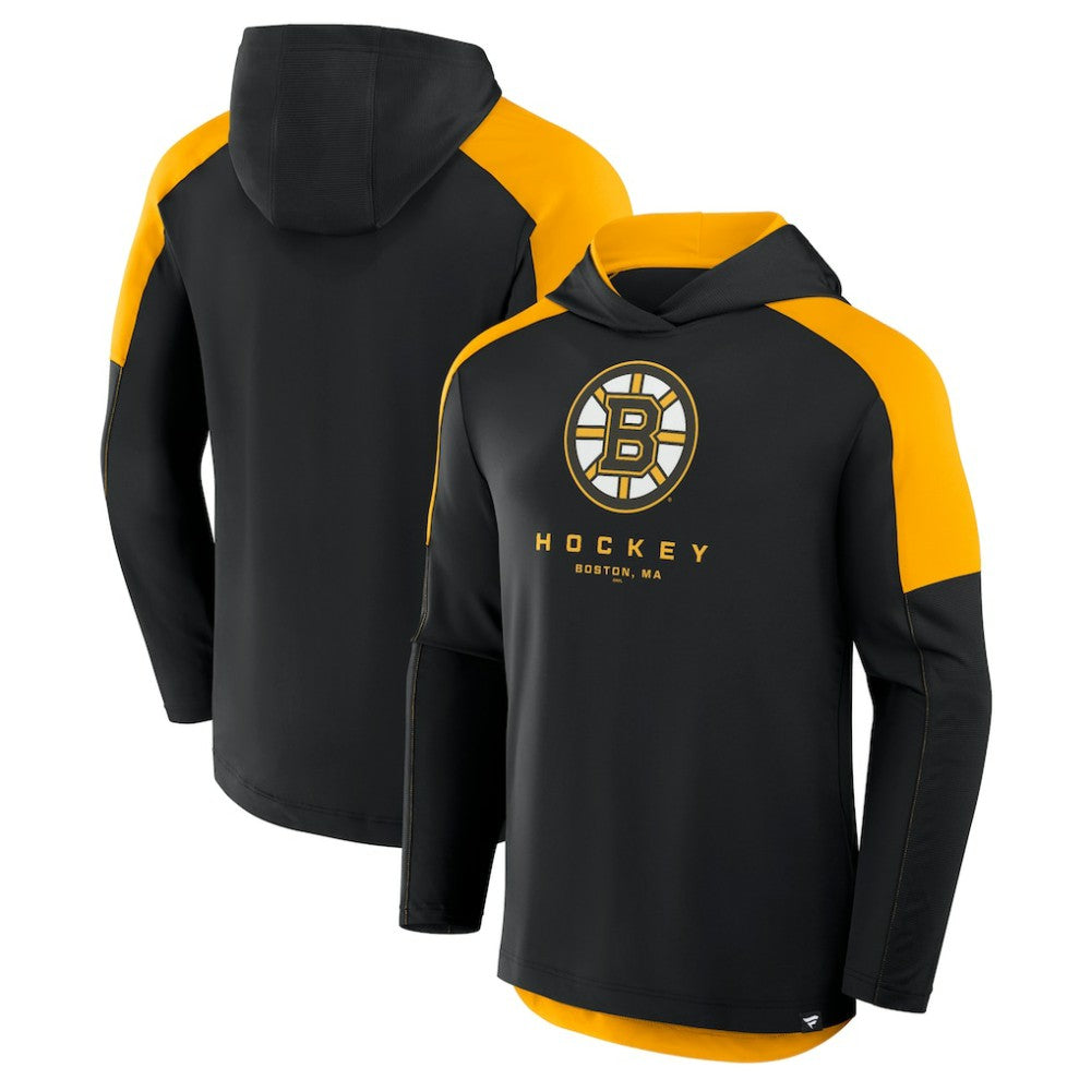 Boston Bruins Fanatics Meta Game Transitional Pullover Hoodie - Black | US 201742911