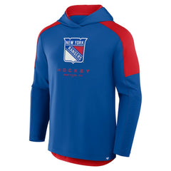 New York Rangers Fanatics Meta Game Transitional Pullover Hoodie - Blue | US 201742917