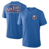 New York Islanders Fanatics Fan Lanes Tri-Blend T-Shirt - Heather Royal | US 201742928