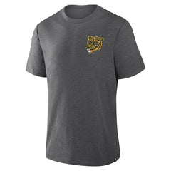 Boston Bruins Fanatics Fan Lanes Tri-Blend T-Shirt - Heather Charcoal | US 201742943