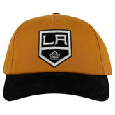 Los Angeles Kings American Needle Burnett Adjustable Hat - Tan/Black | US 201747073