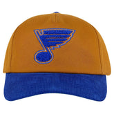 St. Louis Blues American Needle Burnett Adjustable Hat - Tan/Blue | US 201747082