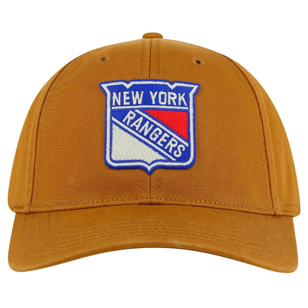 New York Rangers American Needle Hepcat Washed Twill Adjustable Hat - Tan | US 201747101