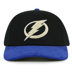 Tampa Bay Lightning American Needle Burnett Adjustable Hat - Black/Blue | US 201747136