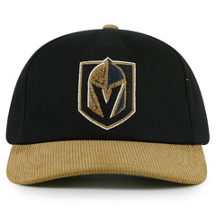 Vegas Golden Knights American Needle Burnett Adjustable Hat - Black/Gold | US 201747138