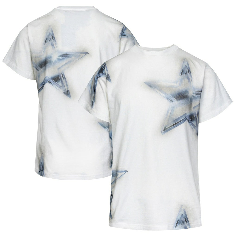 Dallas Cowboys By Way of Dallas Unisex Boxy Star T-Shirt - White T-shirts