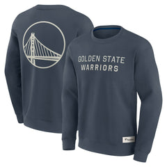 Golden State Warriors Elements Future Ground Lettering Pullover Sweatshirt Blue - Fanatics