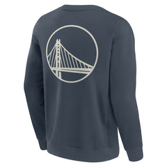 Golden State Warriors Elements Future Ground Lettering Pullover Sweatshirt Blue - Fanatics