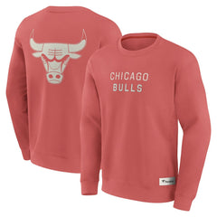 Chicago Bulls Elements Future Ground Lettering Pullover Sweatshirt Red - Fanatics