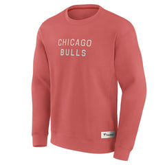 Chicago Bulls Elements Future Ground Lettering Pullover Sweatshirt Red - Fanatics