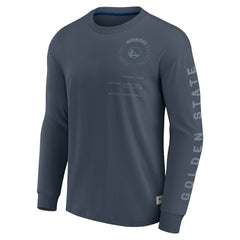 Golden State Warriors Elements Future Ground Tonal Info Long Sleeve T-Shirt Blue - Fanatics