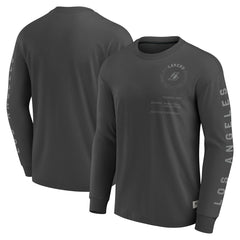 Los Angeles Lakers Elements Future Ground Tonal Info Long Sleeve T-Shirt Gray - Fanatics