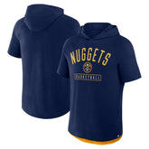 Denver Nuggets Pass Legend Raglan Hoodie T-Shirt Navy - Fanatics