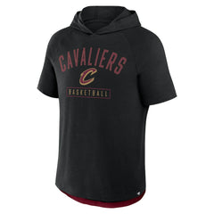 Cleveland Cavaliers Pass Legend Raglan Hoodie T-Shirt Black - Fanatics