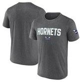 Charlotte Hornets Logo Athletic Block Practice Performance T-Shirt Heather Charcoal outlet