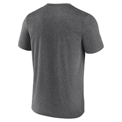 Toronto Raptors Logo Athletic Block Practice Performance T-Shirt Heather Charcoal